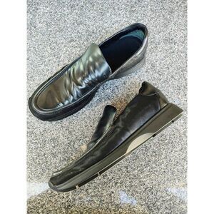 GUCCI Mens Black Patent Leather Classic Loafers / Shoes Sz 10